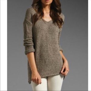 Vince V Neck Relaxed Fit Sweater